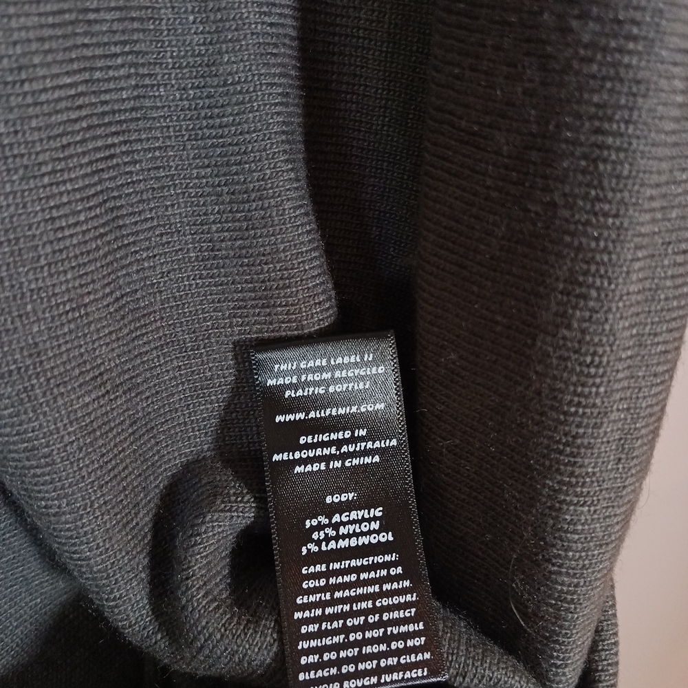 All Fenix Chloe V Neck Sweater in Charcoal Size L New NWT - Picture 7 of 8